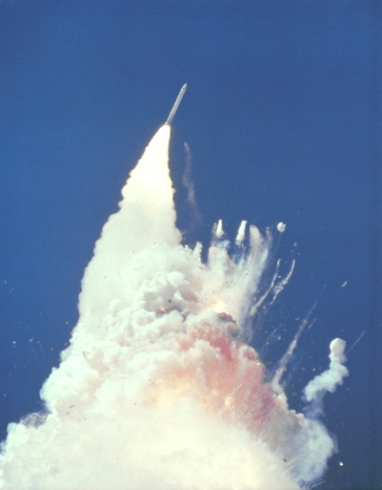 Challenger Rocket Booster