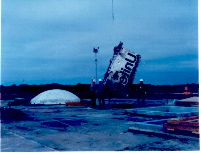 STS-51-Ls Final Resting Place At Cape Canaveral Air Force Station