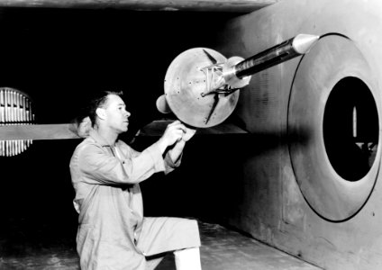 Apollo Launch Escape System In Wind Tunnel