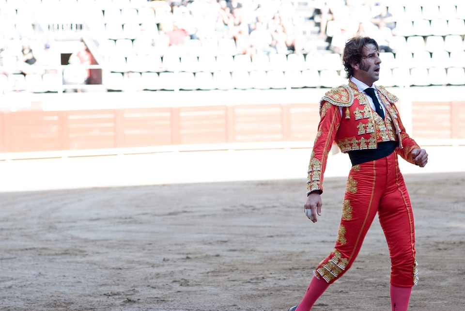 Bullfight man bullfighting