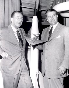 Walt Disney And Dr Wernher Von Braun photo