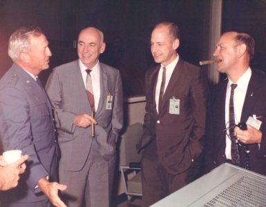 Mission Control Celebrates Conclusion Of Gemini IX-A Flight photo