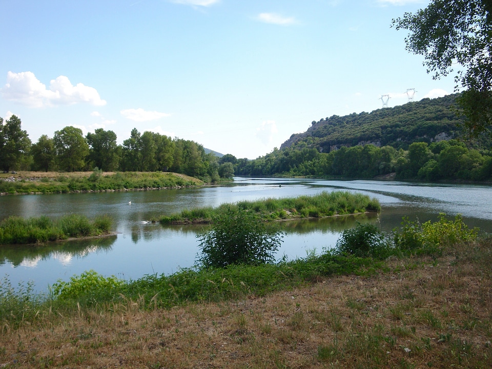 Landscape river water