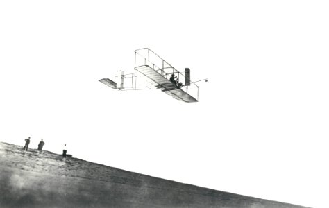 Orville Wrights Test His Glider At Kitty Hawk NC