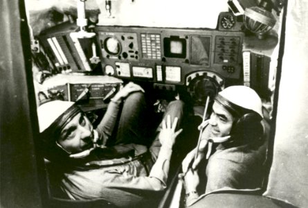 Thomas Stafford Trains In Soviet Simulator For ASTP