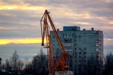 Sunset In The Port Of Tchaikovsky