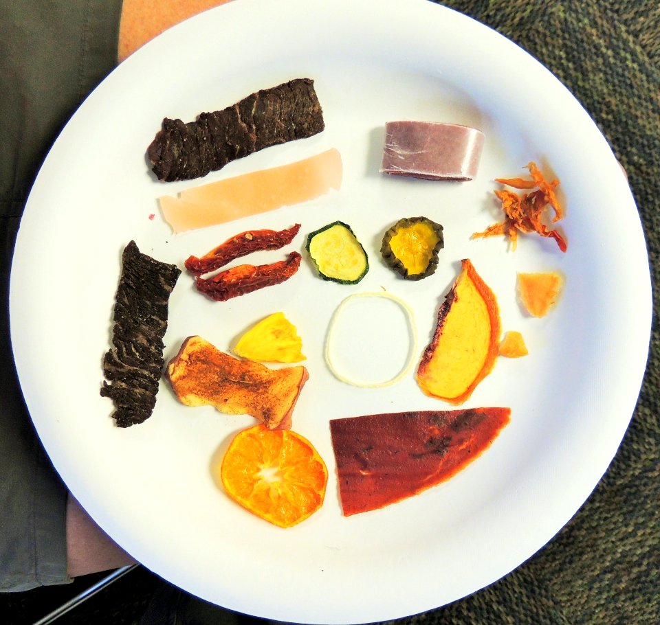 Sampling Various Dehydrated Foods