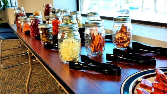 Dehydrated Foods On Table