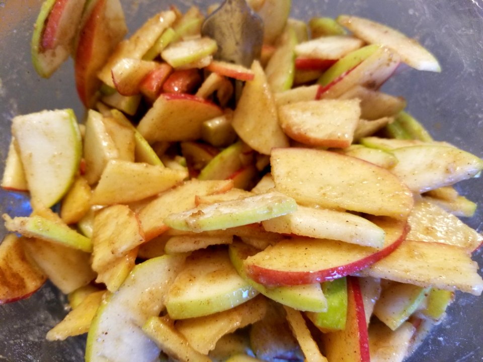 Sliced Apples Ready For Pie