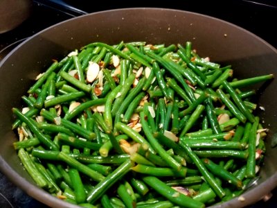 Yummy Green Beans With Almonds