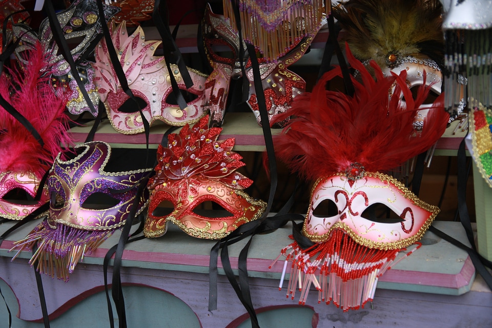 Face masquerade carnival
