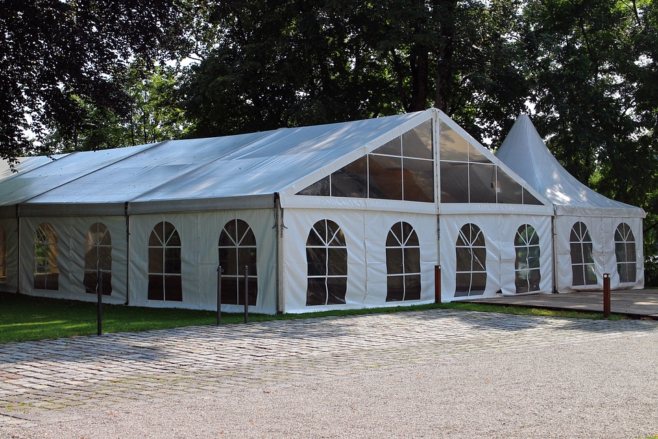 Tent event mess tent