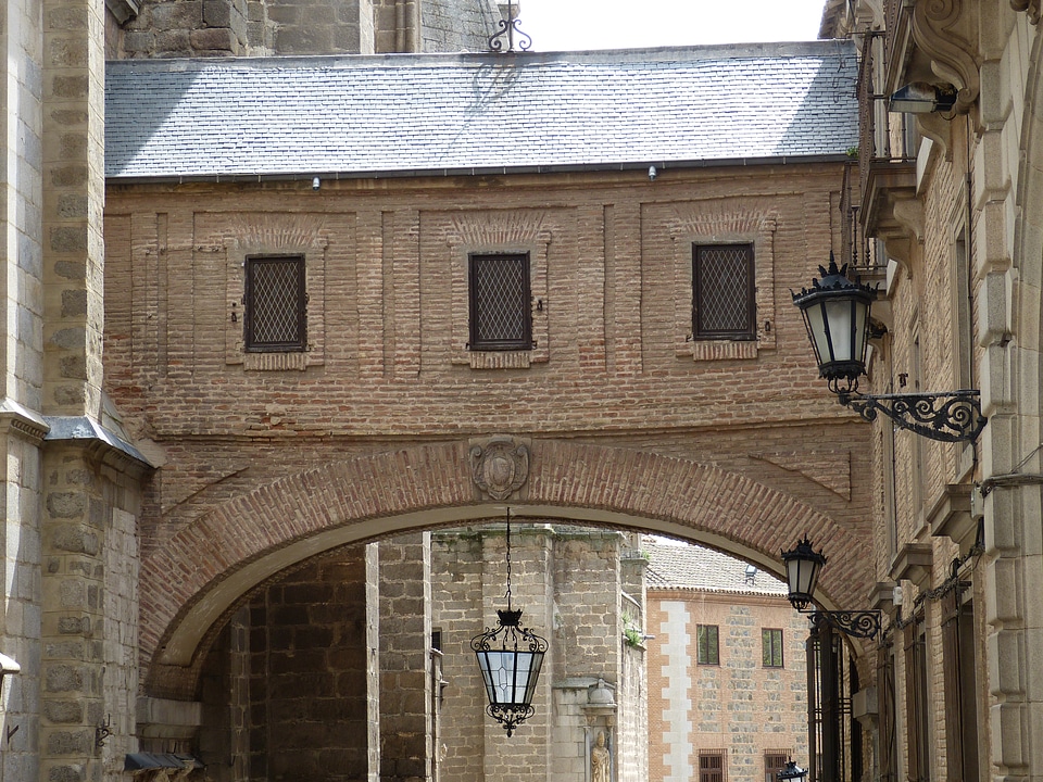 Middle ages church bridge