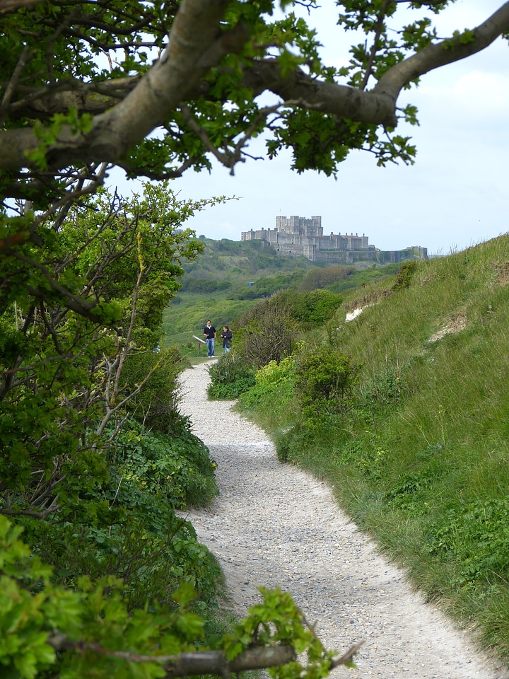 Path away coastal path