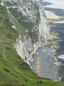 Sea coast beach path