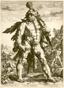 Hendrik Goltzius, The Great Hercules, 1589, NGA 70311 photo