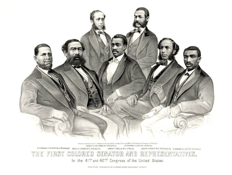 First Colored Senator and Representatives