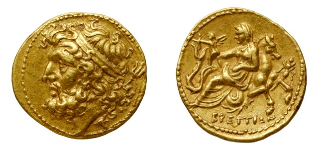 Drachme en or, Bruttium