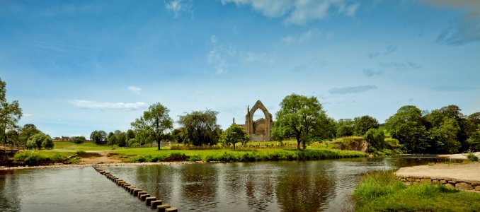 The ruins of Bolton Abbey photo