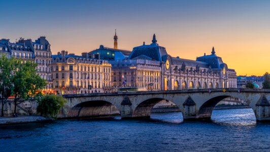 Pont Royal and Muse dOrsay, Paris 10 July 2020