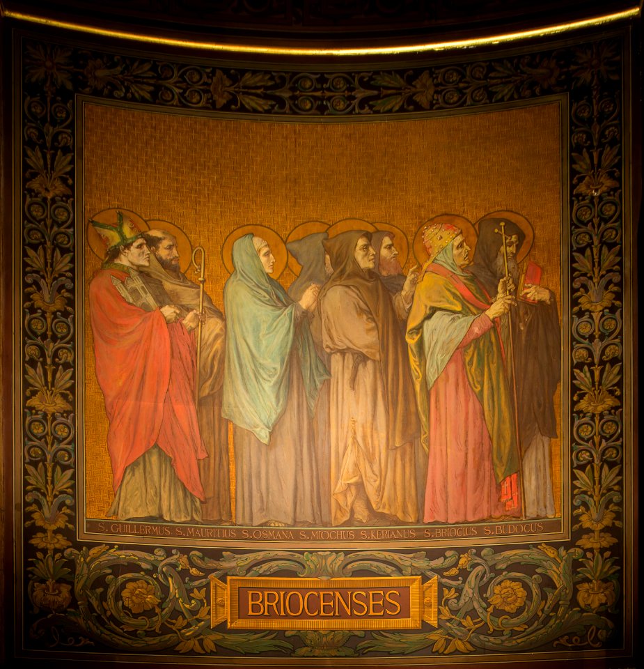 Procession des saints de Bretagne - diocse de Saint-Brieuc, cathdrale saint Pierre, Rennes, France