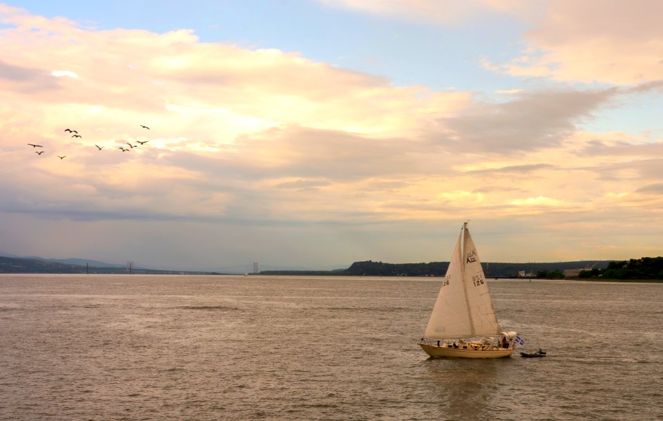 Fleuve Saint-Laurent, Quebec ville, Canada photo