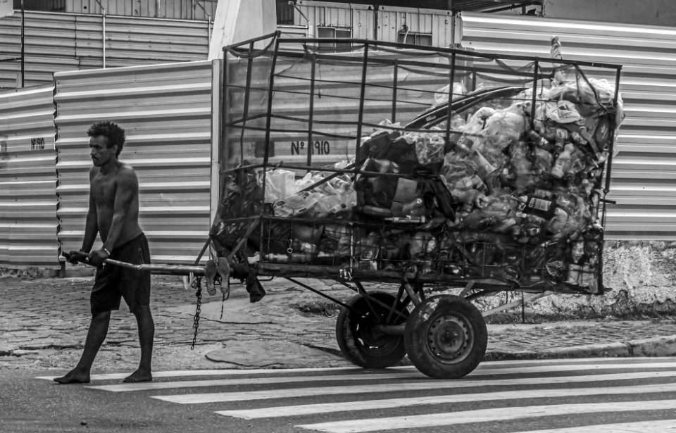 Waste picker of Recife, Pernambuco, Brazil