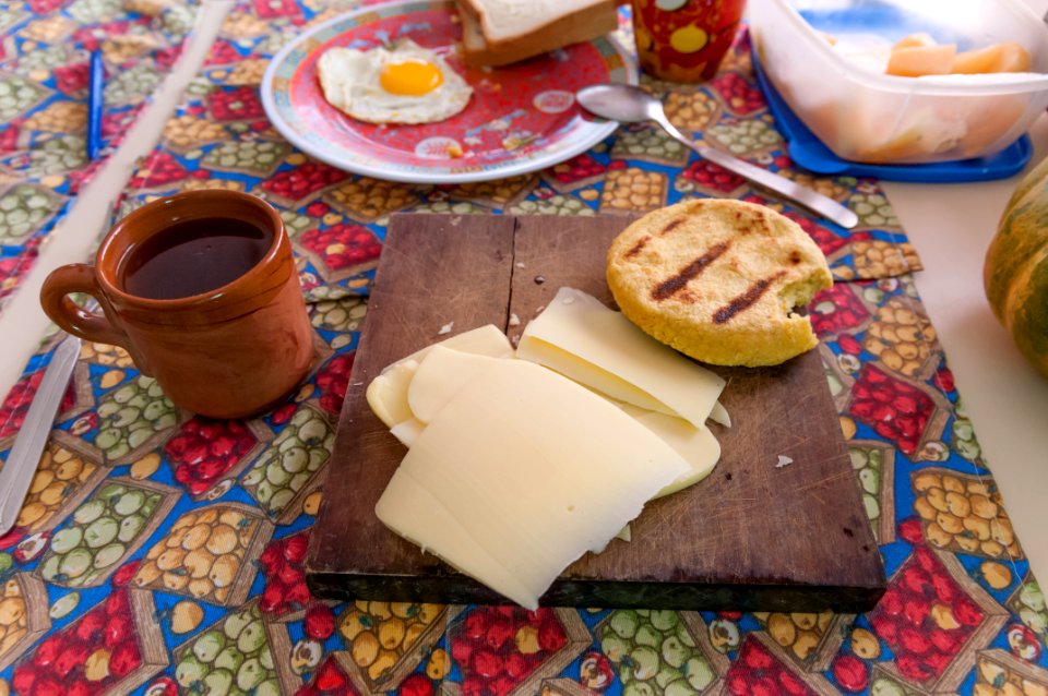 Typical Breakfast in Venezuela