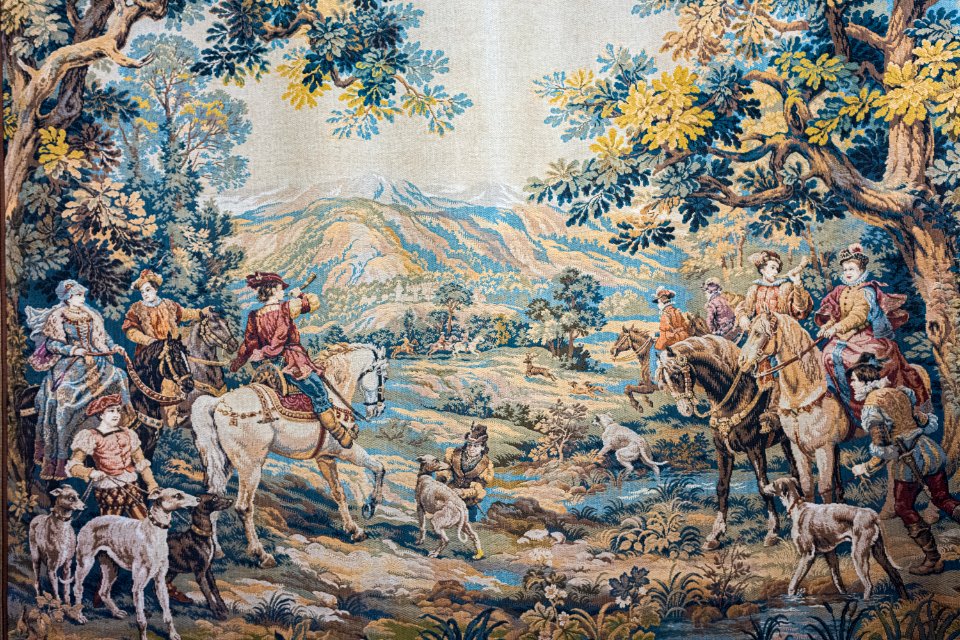 Tapisserie Chasse   courre de Detti by Jules Pansu