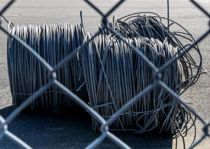 Fenced in wires photo