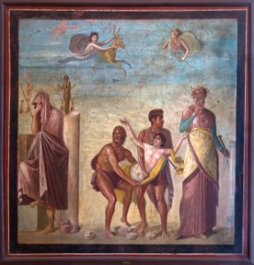 MANNapoli 9112 Sacrifice Iphigenia painting