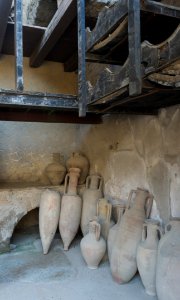 Amphoras storage Herculaneum