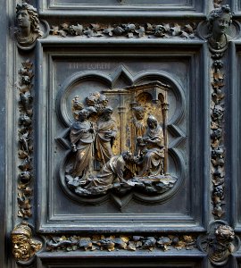 Adoration magi Florence Baptistery