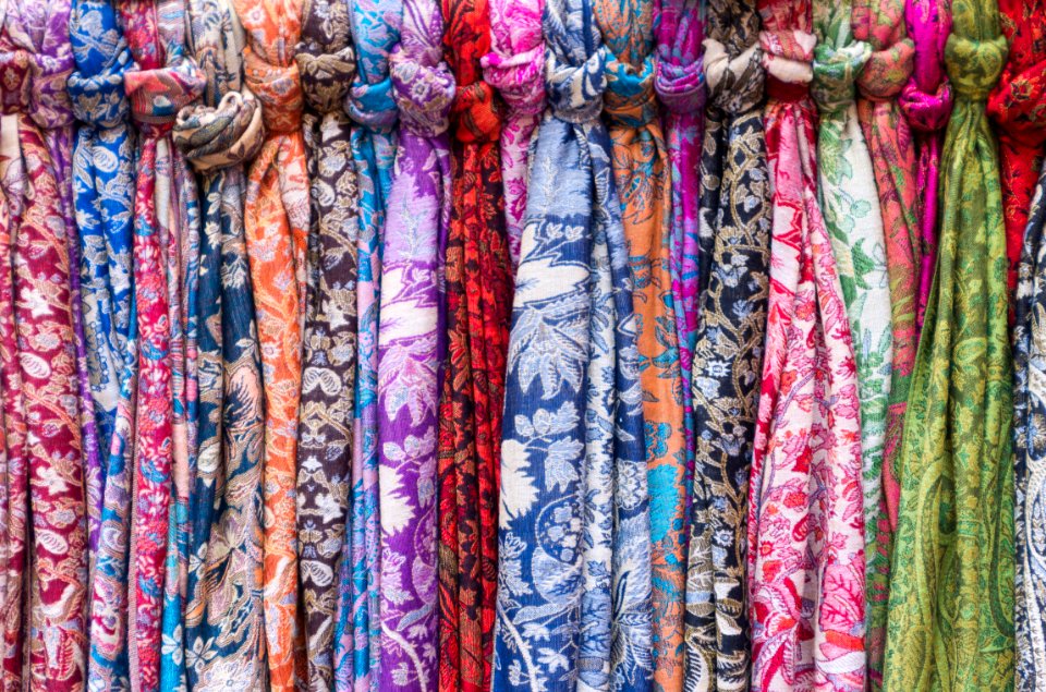 Neckscarves, Rome, Italy