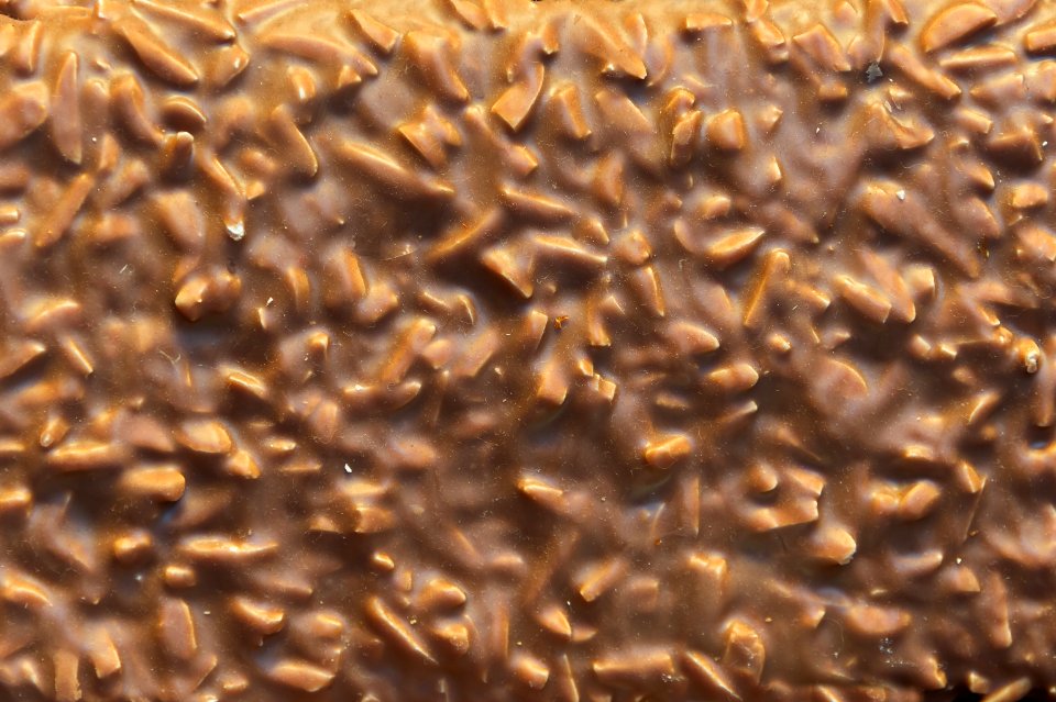 Milkchocolate with almonds, Aachen, Germany