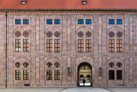 Trompe l oeil Emperors Courtyard Residenz Munich
