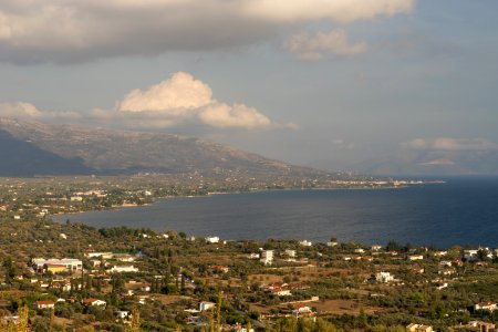 Bay east of Eretria Euboea Greece