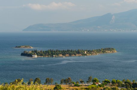 Agia Triada and Aspronisos islands Eretria Euboea Greece