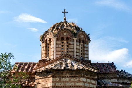 Church of the Holy Apostles back ancient agora Athens