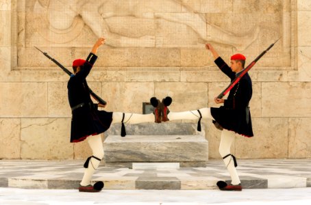 Foot foot Evzones Athens