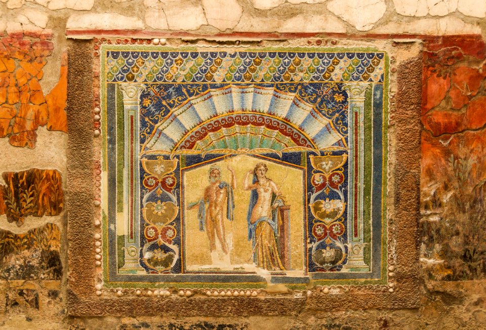 Neptune Amphitrite mosaic Herculaneum