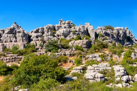 Rocks El Torcal de Antequera karst Andalusia Spain photo