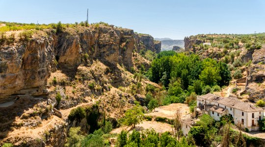 Rio Alhama canyon, Alhama de Granada, Andalusia, Spain