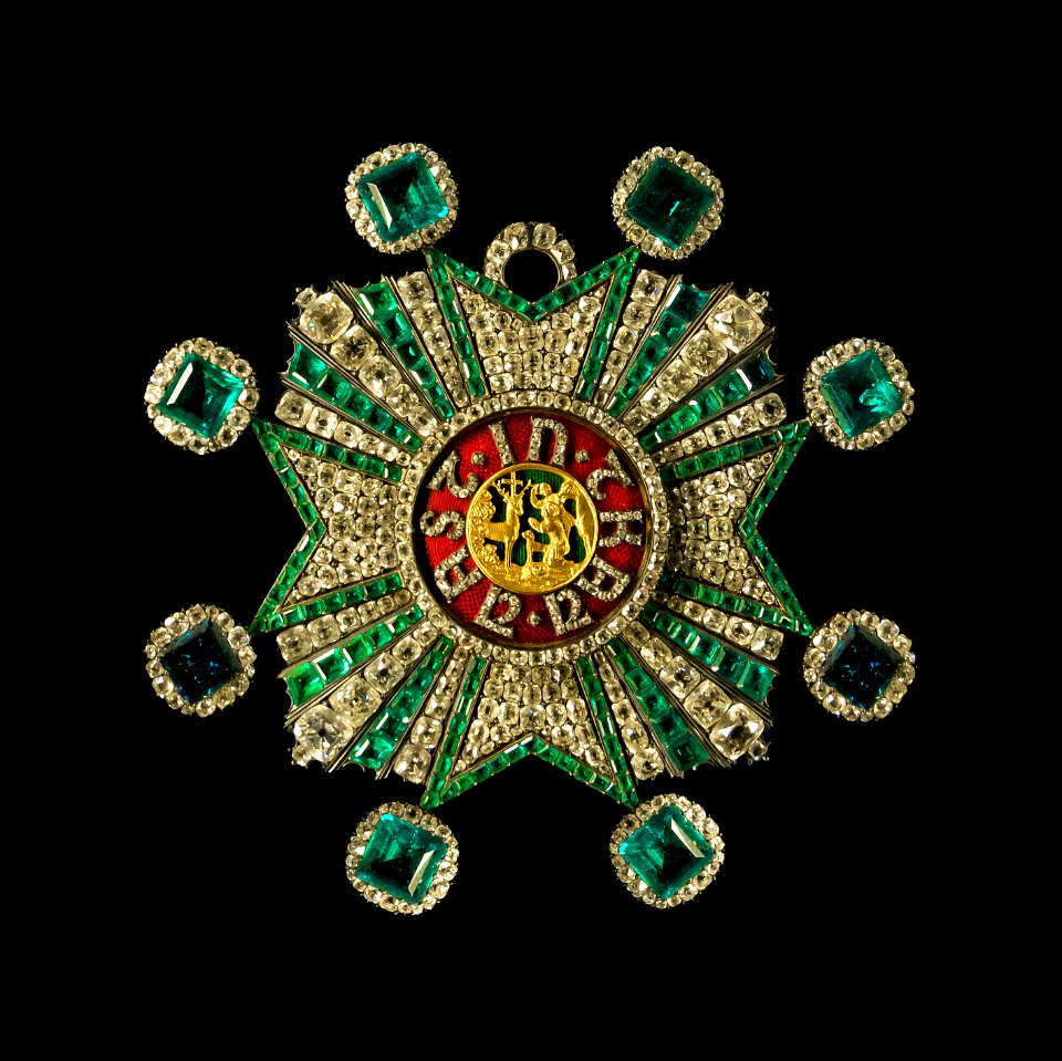 Star bavarian Order of Saint Hubert Schatzkammer Residenz Munich