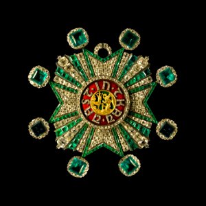 Star bavarian Order of Saint Hubert Schatzkammer Residenz Munich