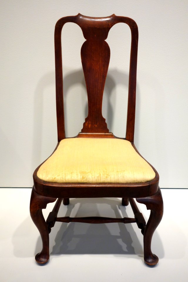 Side Chair, Boston, 1730-1745, walnut with maple - Chazen Museum of Art