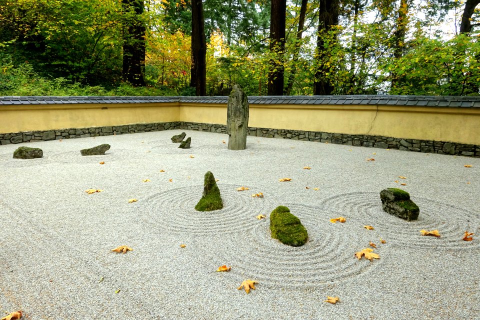 Sand and Stone Garden - Portland Japanese Garden - Portland, Oregon