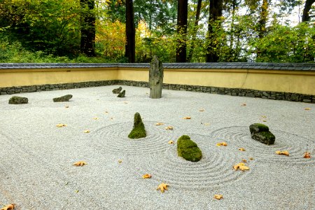 Sand and Stone Garden - Portland Japanese Garden - Portland, Oregon