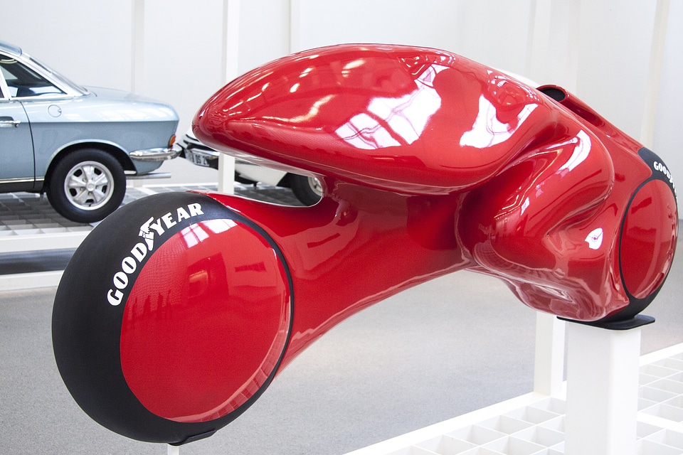 Aerodynamics motorcycle design study