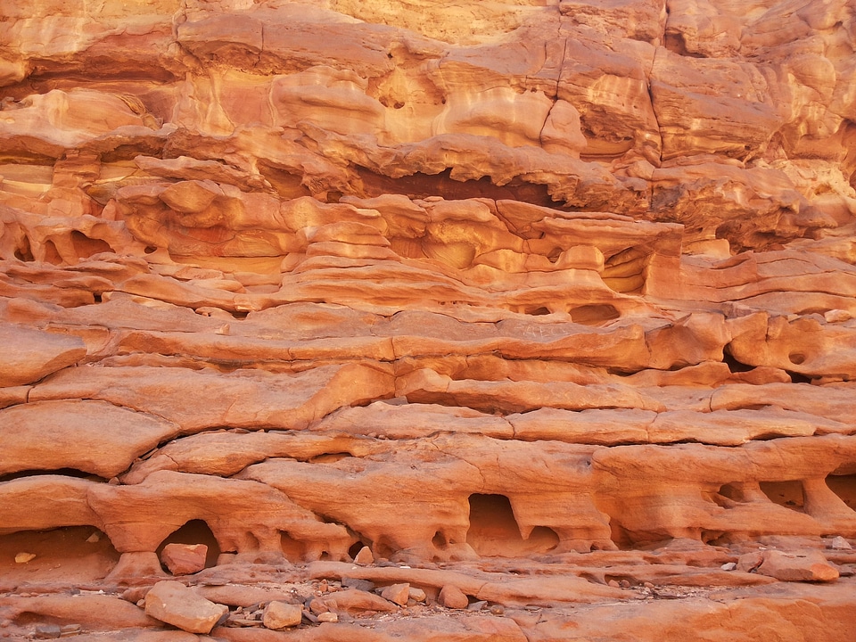 Dahab desert canyon photo